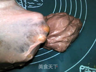 红曲蔓越莓面包的做法步骤:5