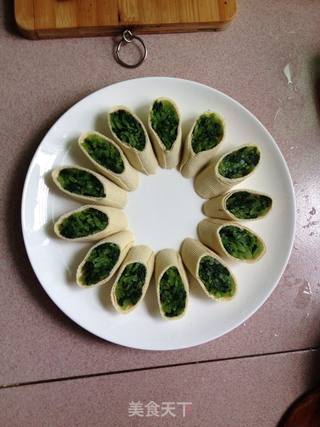 苋菜卷的做法步骤:8