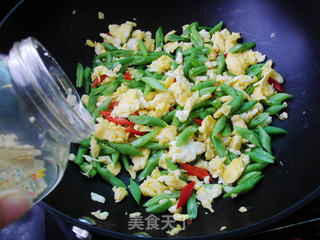 四季豆炒鸡蛋的做法步骤:7