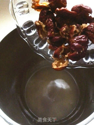 红豆燕麦小米糊的做法步骤:4