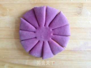 菊花馒头的做法步骤:9