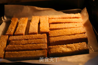 黄油烤吐司条的做法步骤:4