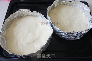 黄桃草莓裸蛋糕的做法步骤:11