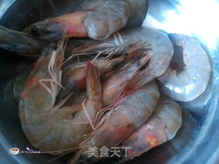黑椒汁烤虾的做法步骤:4