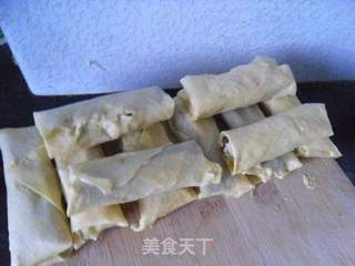脆皮春卷的做法步骤:6