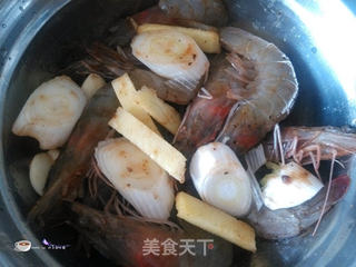 黑椒汁烤虾的做法步骤:5