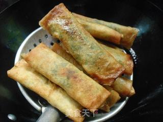 香芹春卷的做法步骤:12