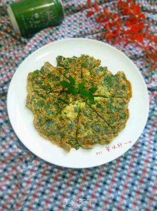 野菜煎蛋的做法步骤:7