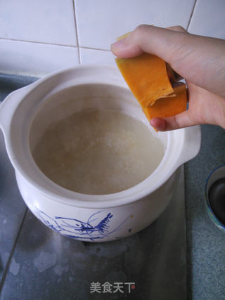 南瓜莲子粥的做法步骤:4