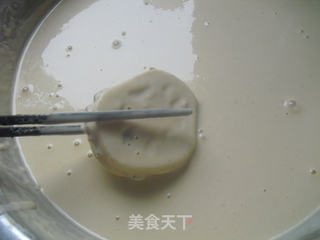 炸藕合的做法步骤:5