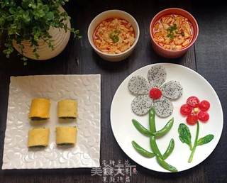 菠菜鸡蛋卷的做法步骤:10