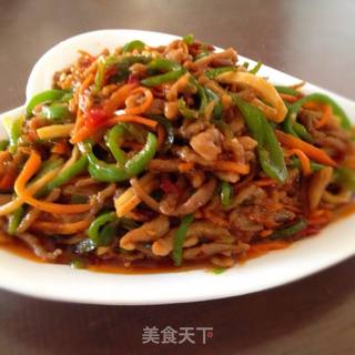 鱼香肉丝的做法步骤:15