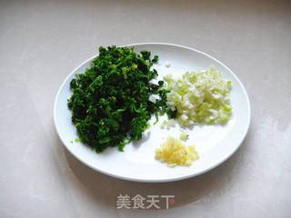 煎荠菜豆腐饼的做法步骤:4