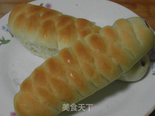 香肠餐包之柳叶形的做法步骤：11