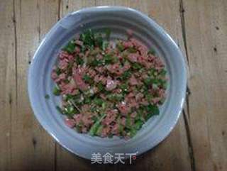 香葱火腿面包的做法步骤:4
