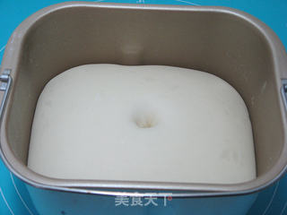 巧克力酱夹心吐司(面包机版)的做法步骤:5