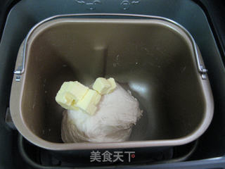 巧克力酱夹心吐司(面包机版)的做法步骤:2