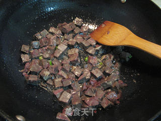 香蕉西葫芦炒羊肺的做法步骤:8
