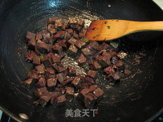 香蕉西葫芦炒羊肺的做法步骤:9