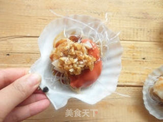 蒜蓉粉丝蒸扇贝的做法步骤:8