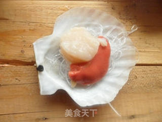 蒜蓉粉丝蒸扇贝的做法步骤:5