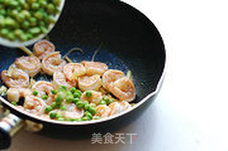 春天的小清新范儿:翡翠虾仁的做法步骤:6