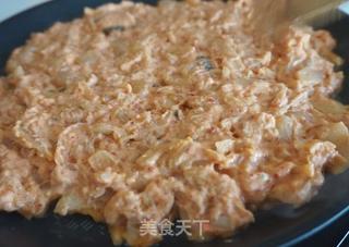 １５分钟完成韩式泡菜饼／辣白菜饼的做法步骤：4