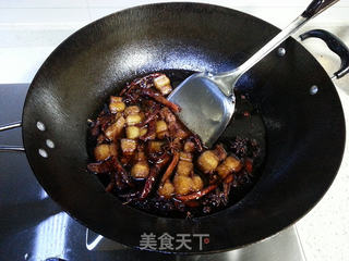 纠结美食减肥节奏=食肉族减肥的天堂五花肉烧春笋的做法步骤:17