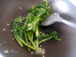 清肠爽口蒜蓉菜心的做法步骤:6