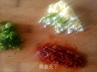 海鲜菇肉末豆腐的做法步骤:4