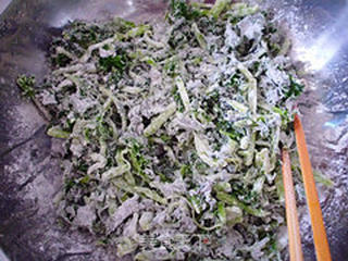 苔菜团子的做法步骤:4