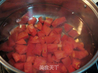金针番茄蛋花汤的做法步骤:7