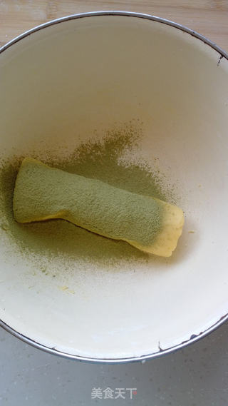 抹茶曲奇的做法步骤:4