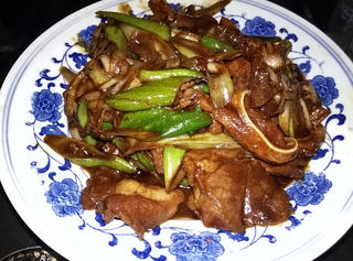 葱爆羊肉的做法步骤:13