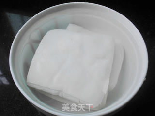 香煎豆腐的做法步骤:2