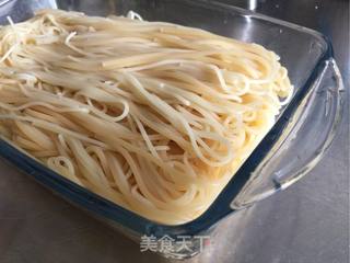 松仁奶酪意面的做法步骤:4