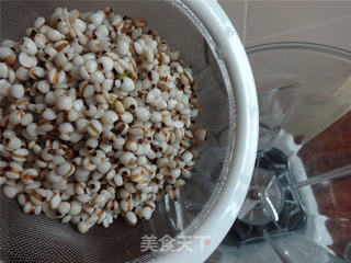 美白祛湿抗衰老——芦荟薏米汁的做法步骤:3