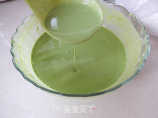 菠菜米饼的做法步骤:8
