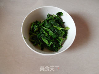 菠菜米饼的做法步骤:3
