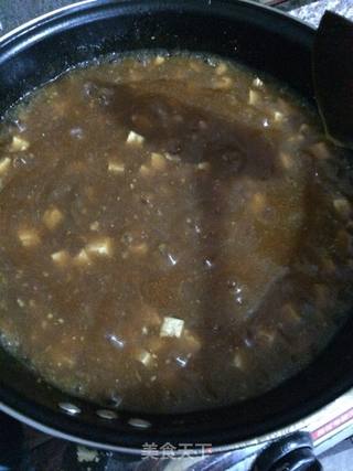 鸡胗豆腐羮的做法步骤:8
