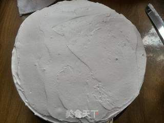 女儿四岁的生日蛋糕----小白兔奶油蛋糕的做法步骤:9
