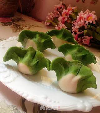 翡翠白菜水饺的做法步骤:19