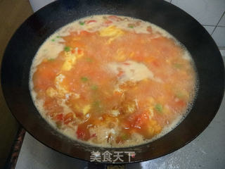 番茄豌豆汤的做法步骤:8