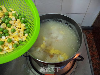番茄豌豆汤的做法步骤:4