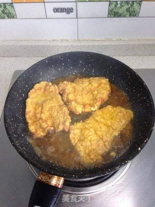 咖喱时蔬猪排的做法步骤:8