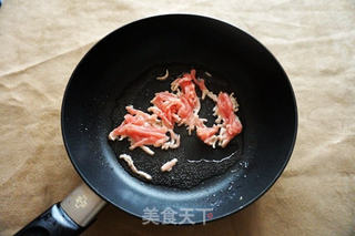 肉丝水果苤蓝的做法步骤:5