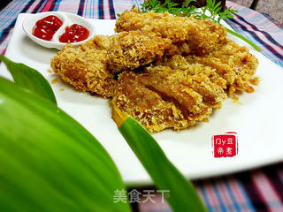 香酥猪排的做法步骤:6