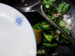 咖喱菜芯鸡翅的做法步骤:8