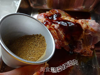 烤羊腿的做法步骤:8