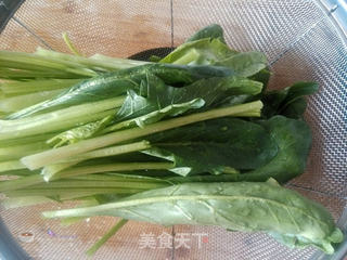 菠菜豆腐汤的做法步骤:3